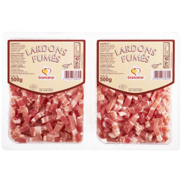 LARDON FUME SUP. 8/8 2X500G...