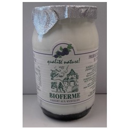 **YAOURT MYRTILLES BIOFERME...