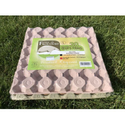 OEUFS M 30PC SOUS PLASTIQUE